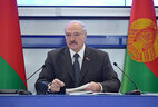 Аляксандр Лукашэнка на нарадзе аб развіцці летніх відаў спорту