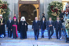 Во время торжественной церемонии "Молитва за Беларусь"