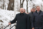 Президент Беларуси Александр Лукашенко ознакомился с благоустройством Могилева