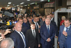 Президент Беларуси Александр Лукашенко перед заседанием II Форума регионов Беларуси и Украины