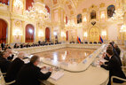 Во время заседания Высшего государственного совета Союзного государства в Москве