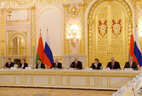 Во время заседания Высшего государственного совета Союзного государства в Москве