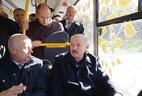 Александр Лукашенко совершил ознакомительную поездку по открывшемуся участку второй кольцевой дороги