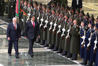 Цырымонія афіцыйнай сустрэчы Прэзідэнта Венесуэлы Нікаласа Мадуры ў Палацы Незалежнасці