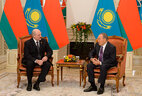 Александр Лукашенко встретился с Президентом Казахстана Нурсултаном Назарбаевым
