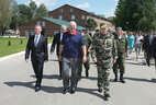 Alexander Lukashenko visits the 103rd Independent Guards Mobile Brigade of the special operations forces of the Armed Forces of Belarus