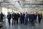 Президент Беларуси Александр Лукашенко посетил ОАО "Речицадрев"