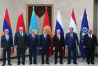 Participants of the informal meeting of the heads of state of the Collective Security Treaty Organization