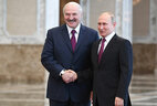 Президент Беларуси Александр Лукашенко и Президент России Владимир Путин