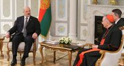 Аляксандр Лукашэнка і Дзяржаўны сакратар Ватыкана кардынал П'етра Паралін