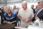 Аляксандр Лукашэнка ў час наведвання Рэспубліканскага ляснога селекцыйна-насенняводчага цэнтра