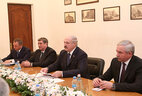 Во время встречи с председателем Кабинета министров Автономной Республики Аджария Арчилом Хабадзе