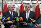 Президенты Беларуси и Грузии Александр Лукашенко и Георгий Маргвелашвили