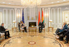 Александр Лукашенко на встрече с верховным представителем ЕС по иностранным делам и политике безопасности, заместителем председателя Европейской комиссии Кэтрин Эштон