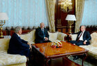 Во время встречи президентов стран Таможенного союза Александра Лукашенко, Нурсултана Назарбаева и Владимира Путина