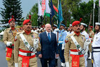 Церемония официальной встречи Президента Беларуси Александра Лукашенко с участием почетного караула