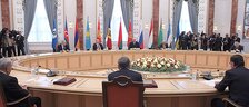 Во время заседания Совета глав государств СНГ в Минске