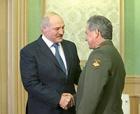 Александр Лукашенко встретился с Министром обороны России Сергеем Шойгу