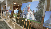 The exhibition of photos by Aleksandr Alekseyev and Oleg Lukashevich called "The heritage of Belarus. Restored architectural values" 