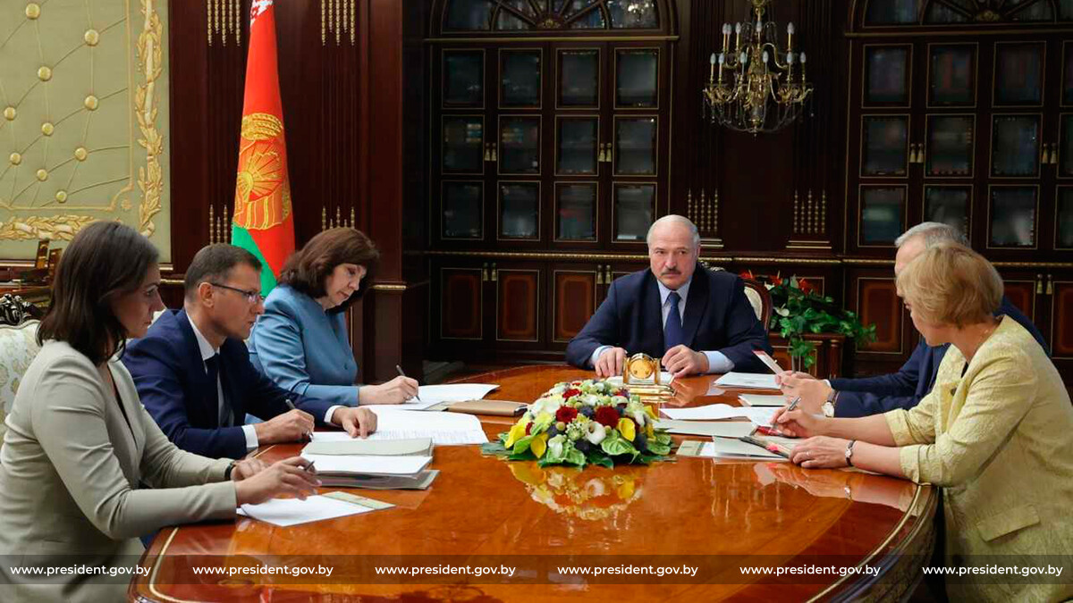 Working Meeting To Discuss President S Address To Nation Parliament Official Internet Portal Of The President Of The Republic Of Belarus