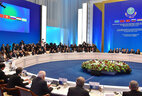 During the SCO summit in Astana