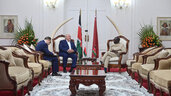 Лукашенко на переговорах с Президентом Кении