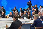 During the SCO summit in Astana