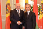 Alexander Lukashenko and Iurie Leanca