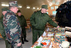 During the visit to the Obuz-Lesnovsky combined arms exercise area