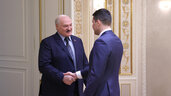 Президент Беларуси Александр Лукашенко и губернатор Калининградской области России Антон Алиханов
