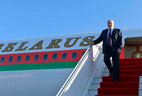 Belarus President Aleksandr Lukashenko has arrived in Armenia on a working visit. The aircraft with the Belarusian head of state on board has landed at Zvartnots International Airport