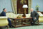 During the meeting with Moldova President Igor Dodon