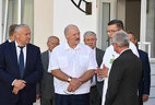 Alexander Lukashenko during the visit to the Gomel Oblast Children Clinical Hospital