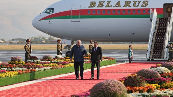 Рабочий визит в Таджикистан Таджикистан, визит Лукашенко в Таджикистан, Александр Лукашенко, Кохир Расулзода