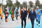 Церемония официальной встречи Президента Беларуси Александра Лукашенко Президентом Турции Реджепом Тайипом Эрдоганом в Анкаре