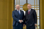 Президент Беларуси Александр Лукашенко и Президент Турции Реджеп Тайип Эрдоган