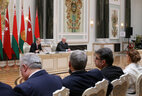 Alexander Lukashenko and Recep Tayyip Erdogan