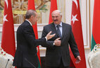 Alexander Lukashenko and Recep Tayyip Erdogan