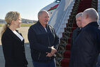 Президент Беларуси Александр Лукашенко прибыл в Сочи