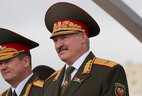 Alexander Lukashenko during the Independence Day parade
