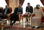 Во время встречи с Вице-президентом ОАЭ шейхом Мухаммедом бен Рашидом аль-Мактумом