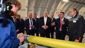 Александр Лукашенко ознакомился с производством боеприпасов в Беларуси 