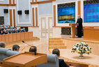Президент Беларуси Александр Лукашенко во время встречи
