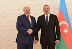 Belarus President Alexander Lukashenko and Azerbaijan President Ilham Aliyev