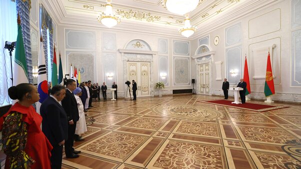 Lukashenko, ambassadors, diplomacy, Palace of Independence Lukashenko, ambassadors, diplomacy, Palace of Independence