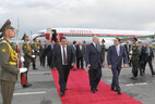 Александр Лукашенко прибыл в Армению