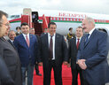 Александр Лукашенко прибыл в Армению