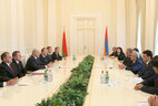 Переговоры с Президентом Армении Сержем Саргсяном