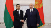 Lukashenko, Ambassador of South Korea, credentials