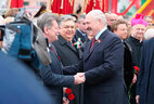 Alexander Lukashenko talks to representatives of the diplomatic corps